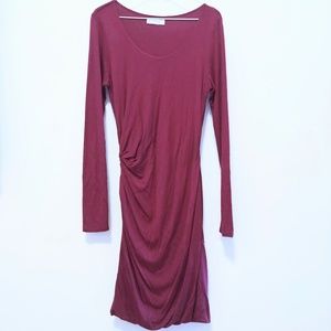Velvet Brand Burgundy Red Dress